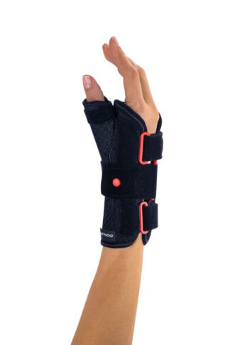 Handgelenkorthese DONJOY ManuForm+ schwarz-rot