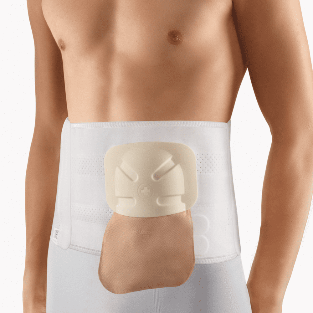 Bort Stoma-Bandage, weiß – Bild 4