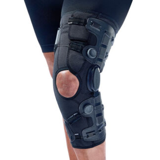 Knieorthese DONJOY OA GO medial rechts/lateral links, schwarz