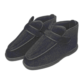 Rehaschuhe Wewa Ped hoch, schwarz
