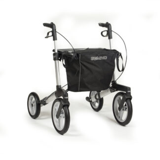 Rollator Gemino 60, Outdoorrollator, silbergrau
