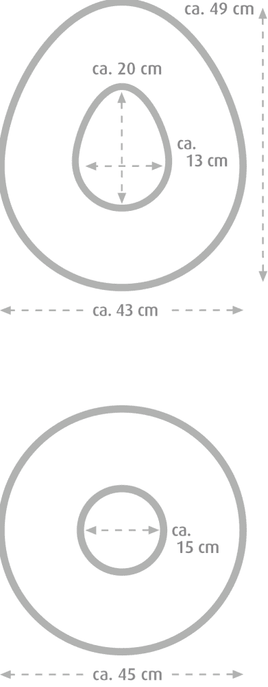 Sitzring mit Bezug – Bild 3