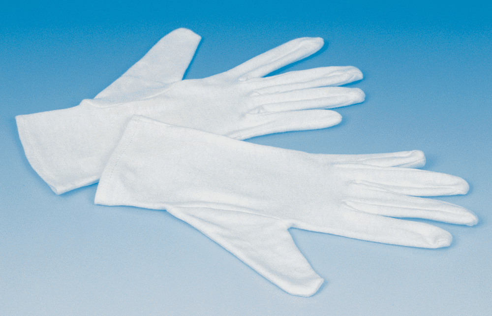 Zwirnhandschuh weiß