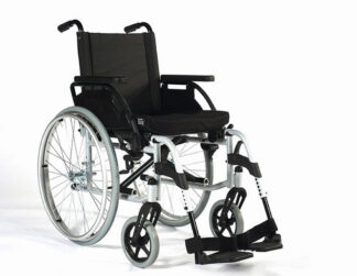 Rollstuhl Breezy Unix 2, Steckachse, TrBr, brillantsilber