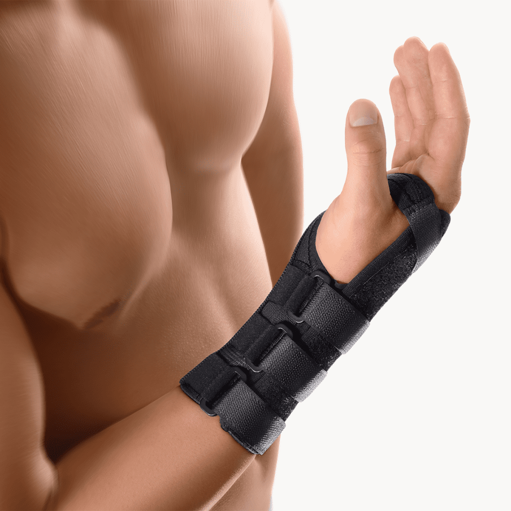 Bort Handgelenkstütze mit Aluschiene schwarz