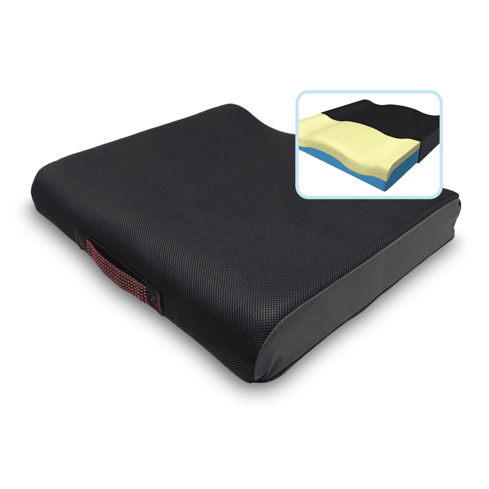 Anti-Dekubitus-Therapie-Sitzkissen XSEAT, schwarz