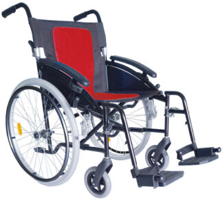 Reise-Transport-Rollstuhl EASY GT Comfort, rot/schwarz