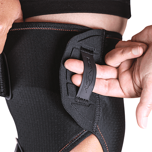 Knieorthese DONJOY Clima-Flex OA medial rechts/ lateral links, schwarz – Bild 2
