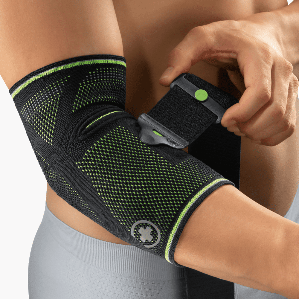 Bort Epicondylitis Bandage EpiBasic Sport schwarz-grün – Bild 3