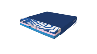 Anti-Dekubitus-Luftzellen-Sitzkissen XAIR hybrid, blau