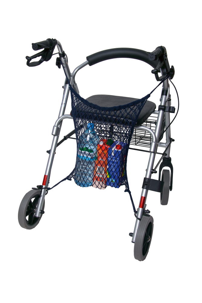 Einkaufsnetz für Rollstuhl, Rollator o. Gehgestell – Bild 2