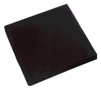 Sitzkissen Standard mit Stuhlbändern RG35, schwarz