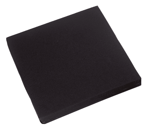 Sitzkissen Standard mit Stuhlbändern RG35, schwarz
