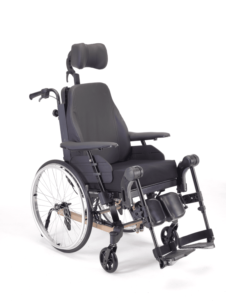 Multifunktions- und Lagerungsrollstuhl Rea Clematis Pro perlmuttbeige