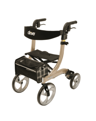 Rollator NITRO mit Stockhalter Stoff-/ Netztasche