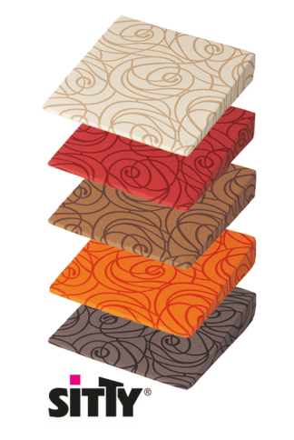 Keilkissen Sitty Basic - Design Dynamik, 38 x 38 x 7/1cm