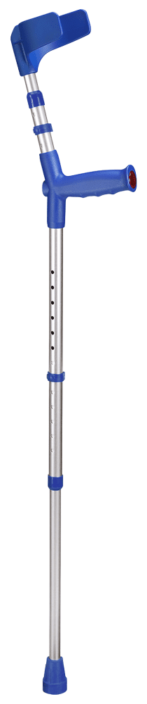 Unterarmgehstützen BIG XL Ergo Hartgriff (Paar) bis 150 kg, Clipverstellung