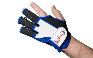 Nachtlagerungs-Schiene FixxGlove classic plus, schwarz-blau-weiß