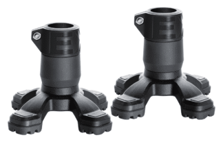 4-Punkt Gummikapsel Safety Foot, schwarz (VPE: 2 Stück)