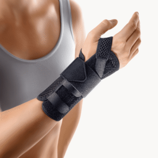 Bort Handgelenkbandage ManuStabil kurz schwarz