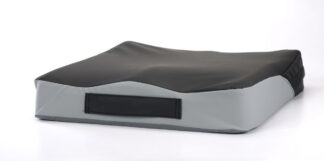 Sitzkissen Kalli Visco Form 40 - 120 kg mit Pharmatex PU-Bezug, grau-schwarz