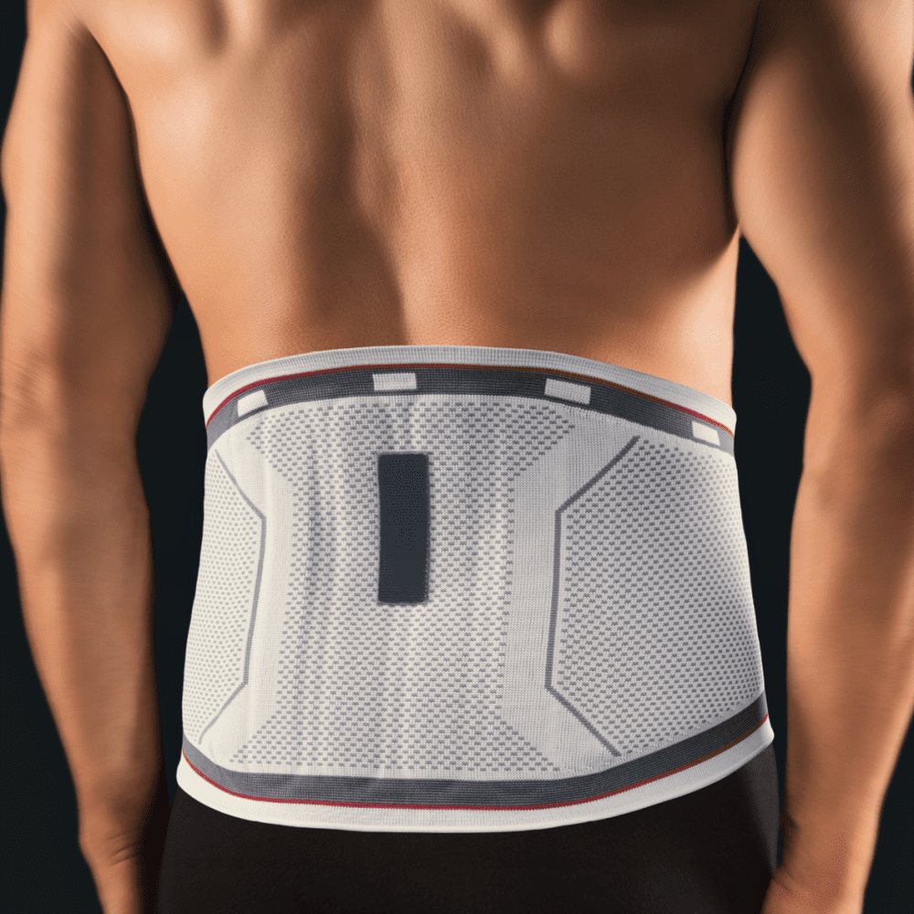Bort Rückenbandage select Stabilo, ohne Pelotte, silber – Bild 2
