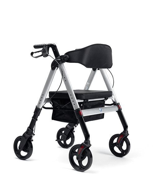 Schwerlast-Rollator Goliat mit Sitz-und Rückenstütze