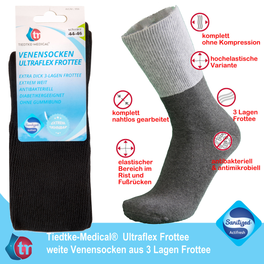 Venensocken Ultraflex Frottee – Bild 3