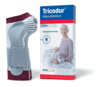 Handgelenkbandage Actimove ManuMotion weiß/grau/rot