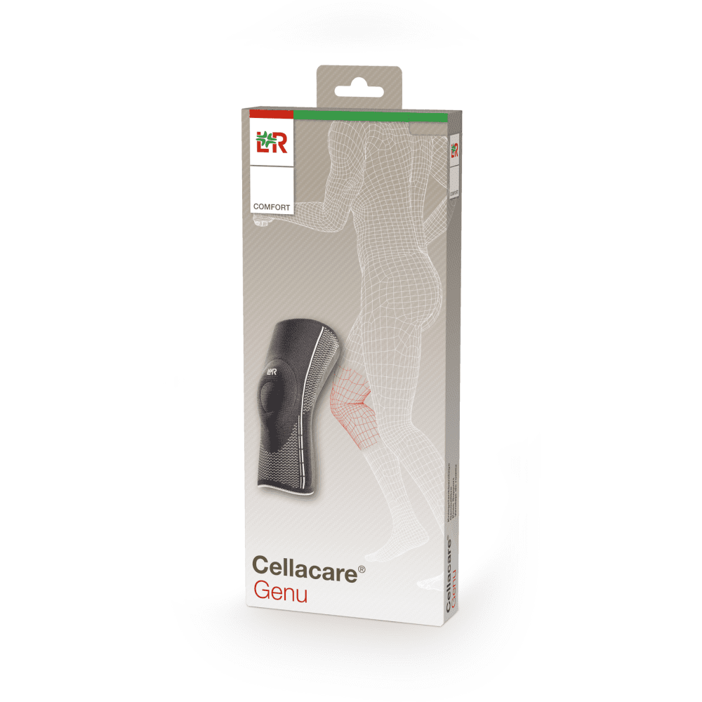 Kniebandage Cellacare Genu Comfort taupe-weiß – Bild 2
