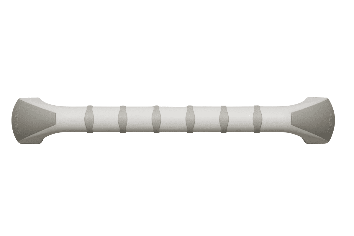 Kunststoff Wandhaltegriff Handy gerade weiß-grau – Bild 2