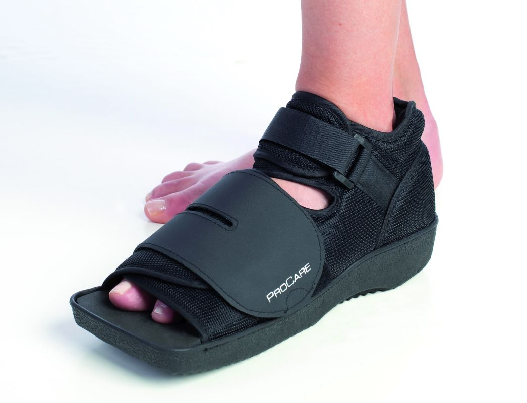 Verband-Schuh PROCARE Squared Toe, schwarz