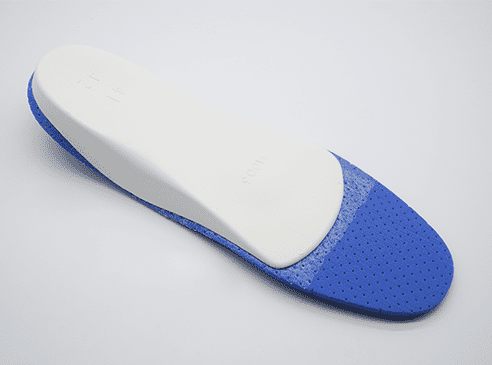Weichschaum-Rohling langsohlig, 4mm, vautec-soft, blau, perforiert – Bild 2
