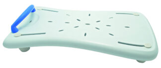 Badewannenbrett PLUS mit Haltegriff, weiß-blau