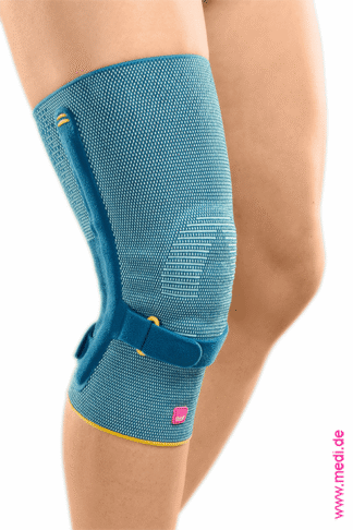 Kniebandage Genumedi PSS extraweit mit Haftband lyons-blue