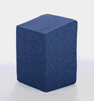 Therapie-Relax-Kubus mit Bezug MELBOURN blau