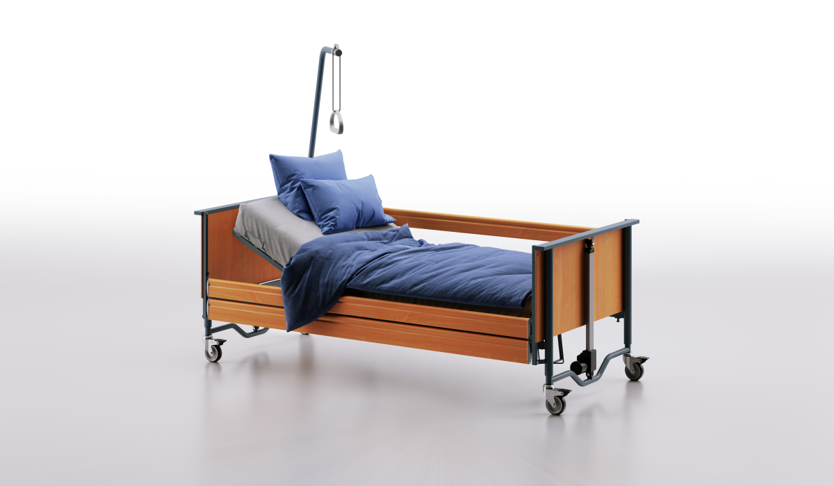 Pflegebett domiflex 3 100 x 200cm – Bild 2
