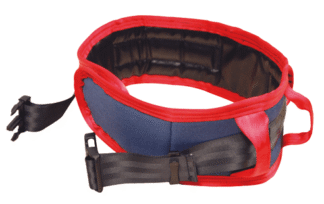 aks-Haltegurt, schwarz-rot