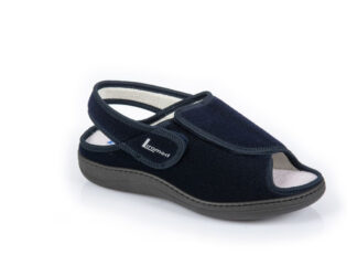 Verbandschuhe Liromed marine-blau, Sandale, klett, 40°C waschbar (Paar)