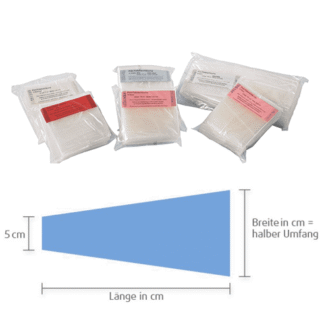 PVA-Folienschlauch transparent (VPE: 10 Stück)