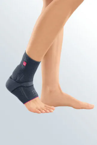 Achillessehnenbandage Achimed mit Fersenkeilen silber