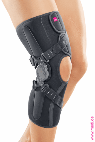 medi Knieorthese Soft OA light, links Varus, rechts Valgus grau