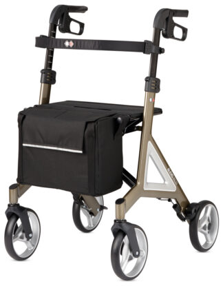 Rollator ALEVO ALU mit Rückengurt und Tasche