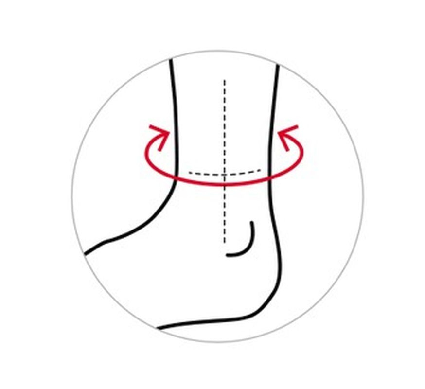 Sprunggelenkbandage DONJOY MalleoForce graphitgrau – Bild 2