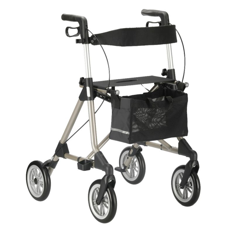 Rollator elan plus, inkl. Tasche, Stockhalter und Rückengurt, max. 150 kg bel.