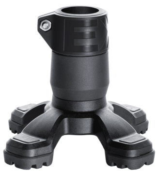 4-Punkt Gummikapsel Safety Foot, schwarz (VPE: 1 Stück)