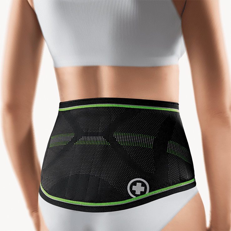 Bort Rückenbandage StabiloBasic Lady Sport schwarz-grün – Bild 2