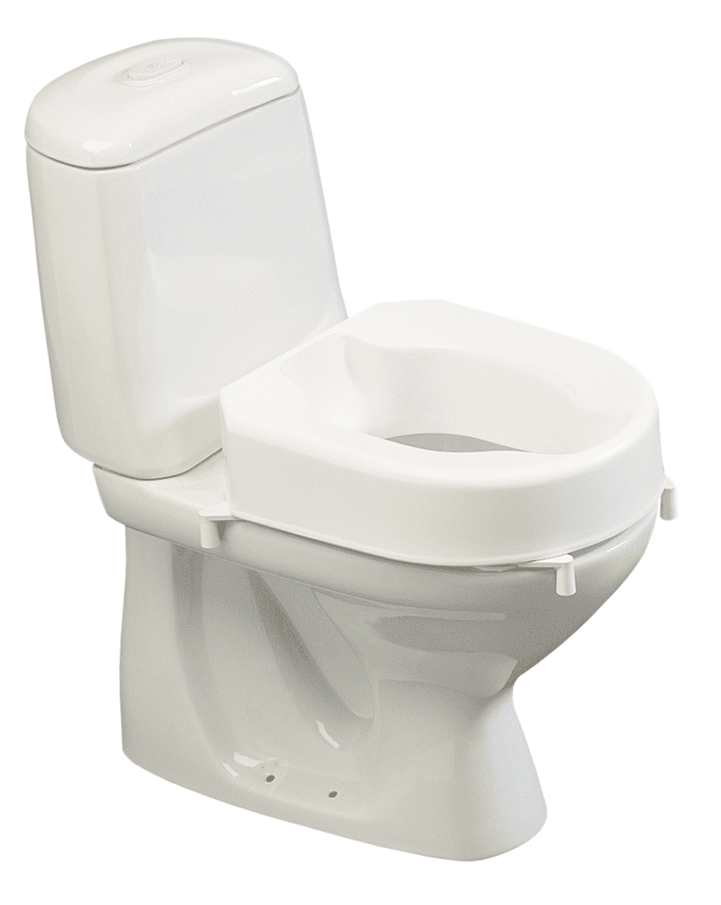 Toilettensitzerhöhung Hi-Loo mit Klammern, ohne Deckel