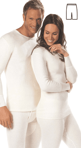 Wärmewäsche Classic Damen-Schlüpfer, lang 50% Angora natur