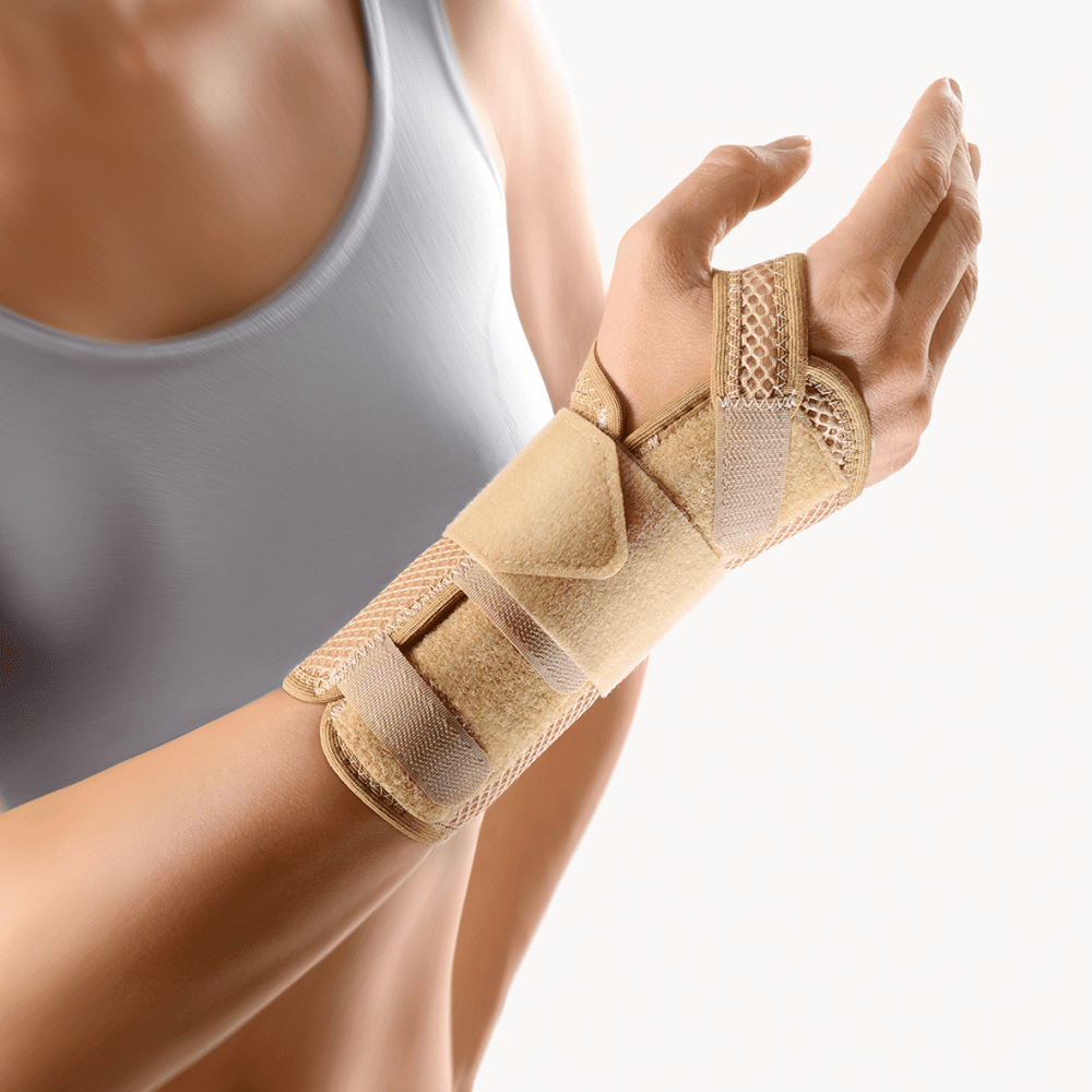 Bort Handgelenkbandage ManuStabil kurz beige
